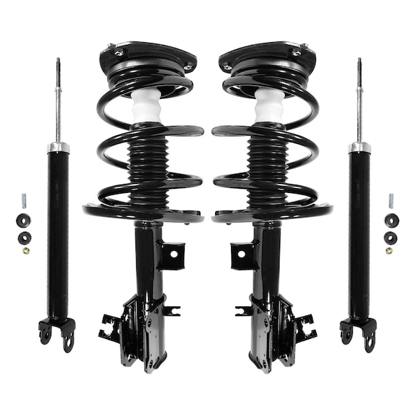 Unity 4-11335-255130-001 Front and Rear Complete Strut Assembly Shock Kit 4-11335-255130-001 - main